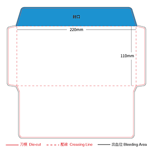 DL(220x110mm) non window 