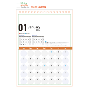 2026 Calendar - Type A - 02