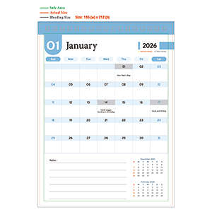 2026 Calendar - Type A - 05